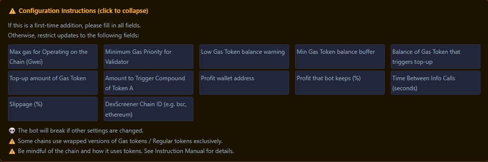 Config Warnings