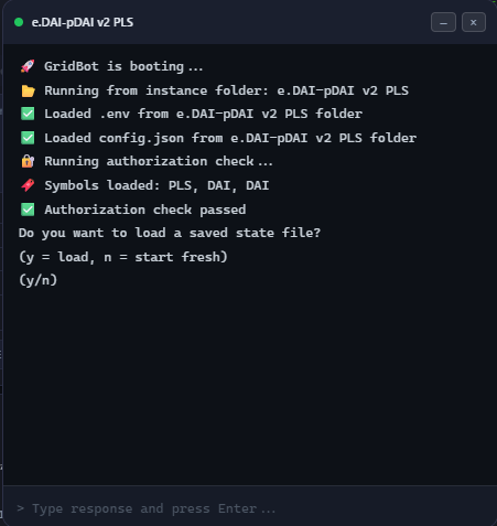 Load grid state